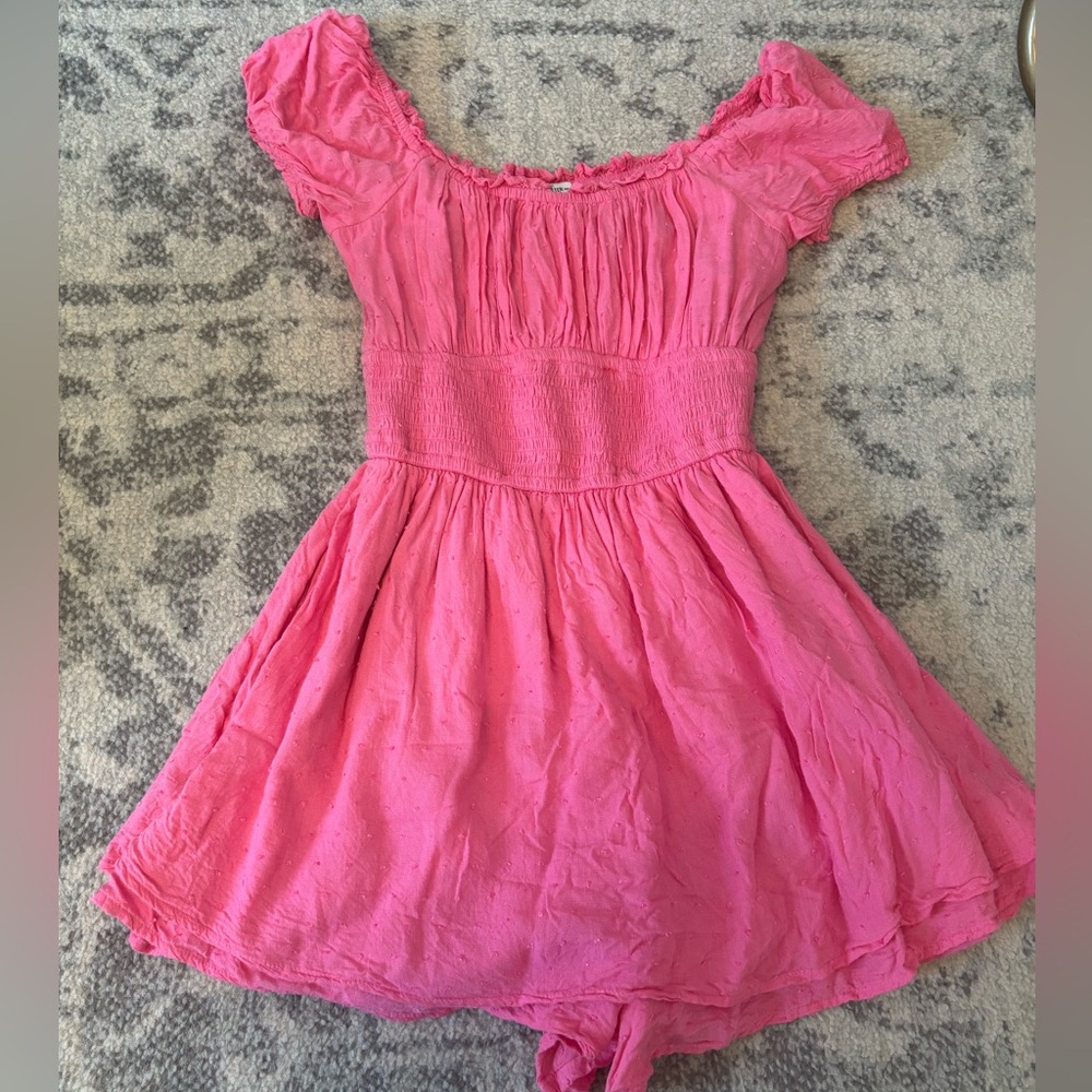 Hollister Pink Romper Dress